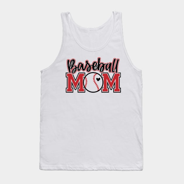 Baseball Mom Tank Top by iconking